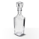 Бутылка (штоф) "Элегант" стеклянная 0,5 литра с пробкой  в Туле